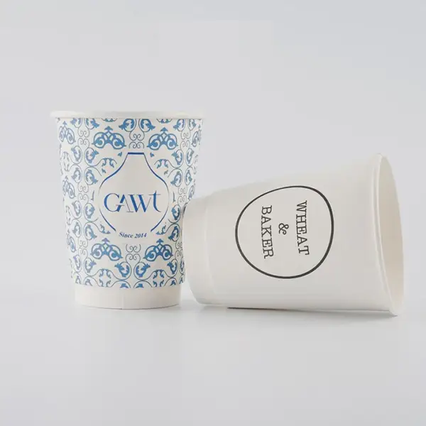 Double Wall Paper Cup - WHITE - Image 3