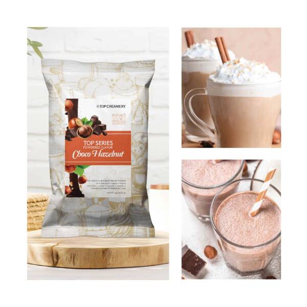 TOP Series Choco Hazelnut Powder 1kg - Image 2