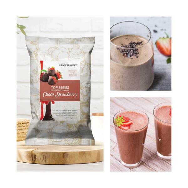 TOP Series Choco Strawberry Powder 1kg - Image 2