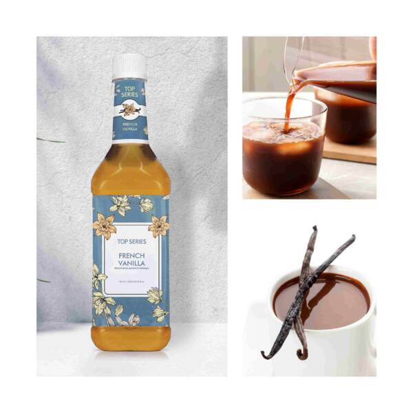 TOP Series French Vanilla Syrup 750ml - Image 3