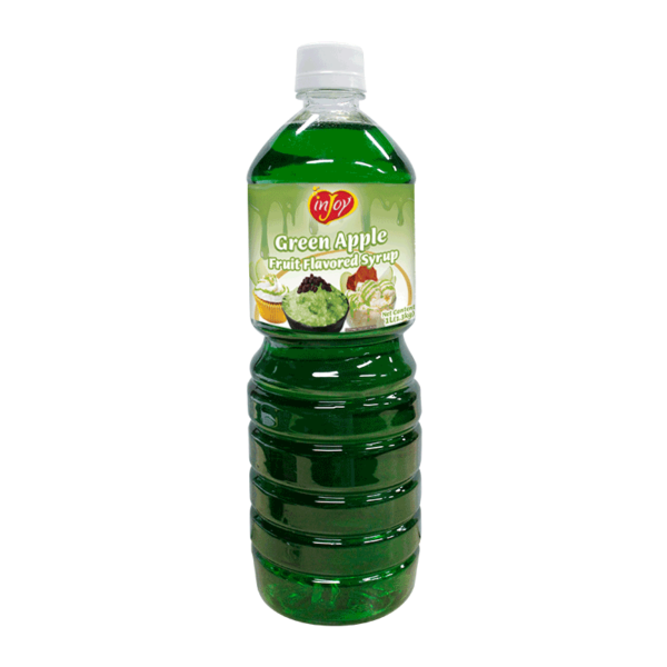 Green Apple Flavored Syrup 1L